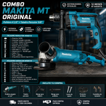 COMBO PULIDORA + TALADRO PERCUTOR | ORIGINAL MAKITA MT MTK0003B